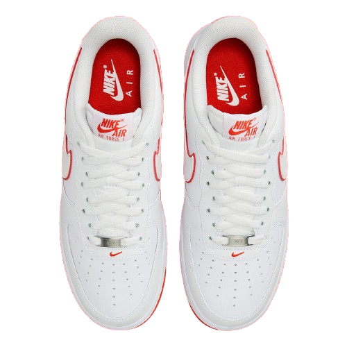 Nike Air Force 1 Low White Picante Red Outline Men's